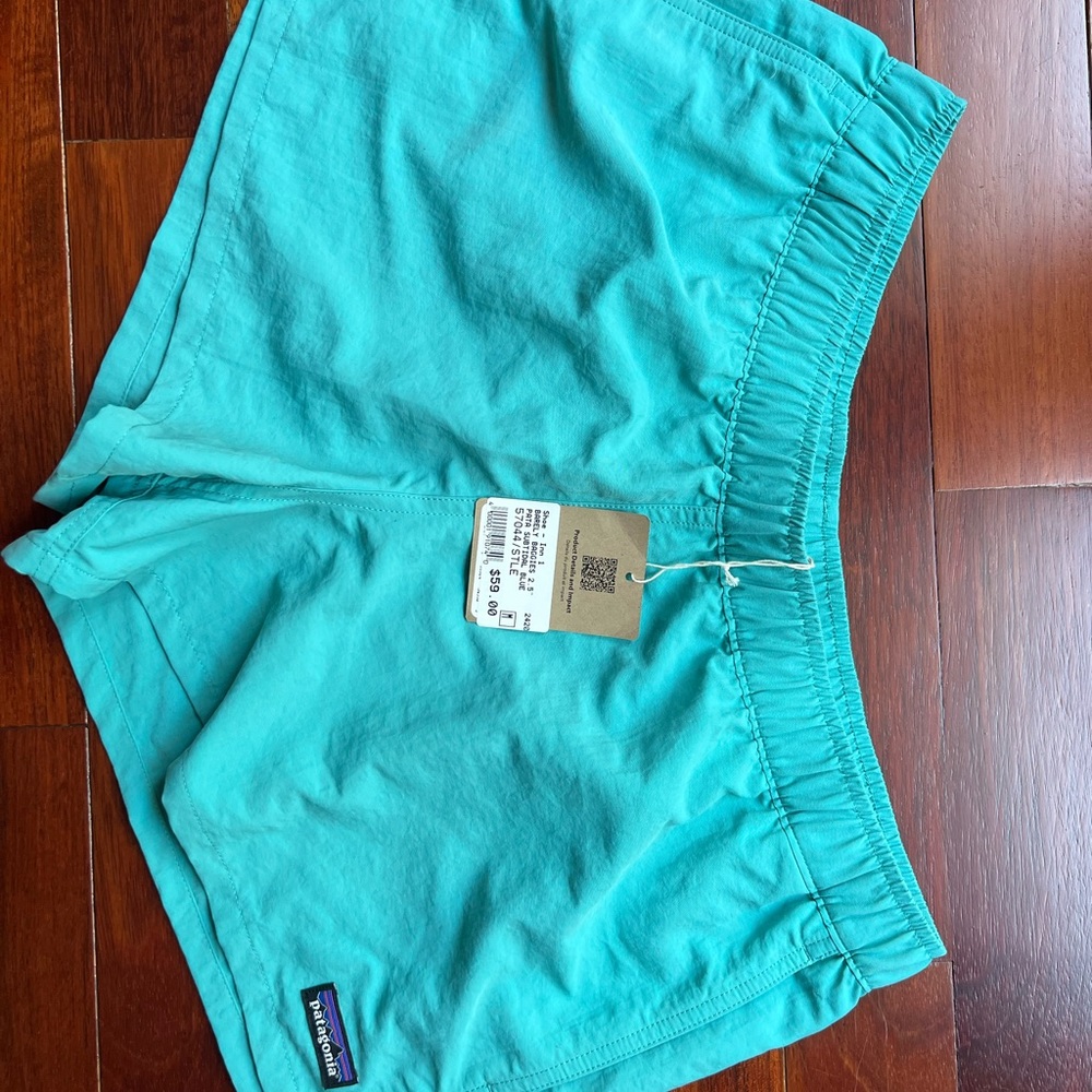 NWT Patagonia Women's Barely Baggies Shorts 2.5” in Subtidal Blue